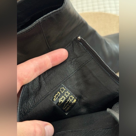 SANDRO leather ankle boots - Picture 5 of 7